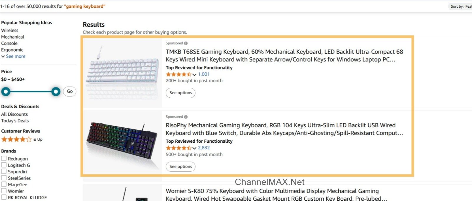Sponsored Product Ad