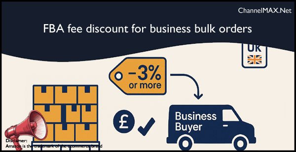 Amazon UK introduces FBA fee discount for business bulk orders