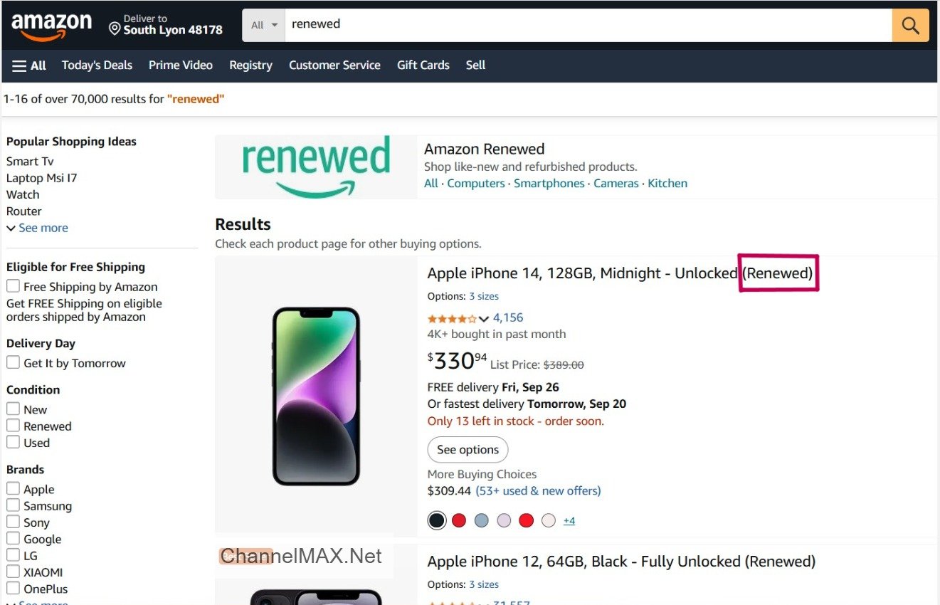 what is amazon renewed