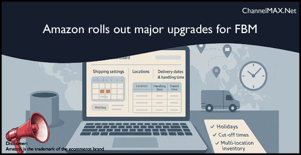 Amazon rolls out major upgrades for Fulfillment by Merchant sellers