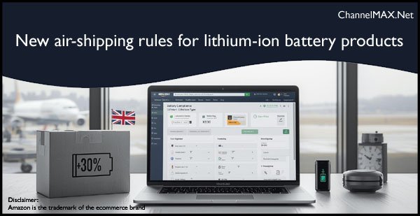 Amazon UK tightens air-shipping rules for lithium-ion battery products from 2026