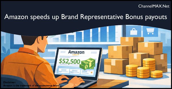 Amazon speeds up Brand Representative Bonus payouts for US sellers
