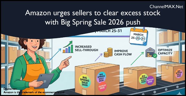 Amazon urges sellers to clear excess stock with Big Spring Sale 2026 push