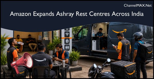 Amazon Expands Ashray Rest Centres Across India, Introduces Mobile Units for Delivery Associates