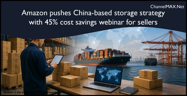 Amazon pushes China-based storage strategy with 45% cost savings webinar for sellers