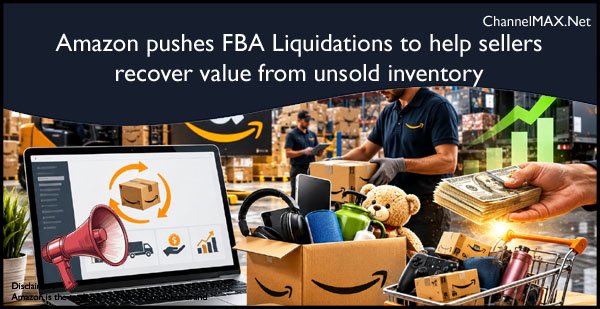 Amazon pushes FBA Liquidations to help sellers recover value from unsold inventory