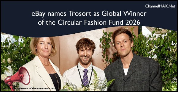 eBay names Trosort as Global Winner of the Circular Fashion Fund 2026