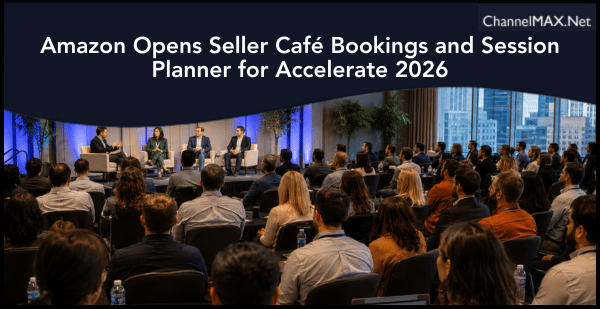 Amazon Opens Seller Café Bookings and Session Planner for Accelerate 2026