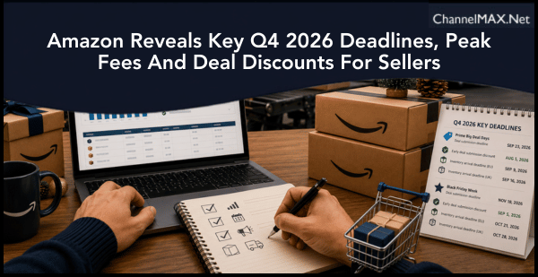 Amazon Reveals Key Q4 2026 Deadlines, Peak Fees And Deal Discounts For Sellers