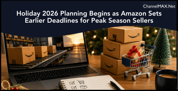 Holiday 2026 Planning Begins as Amazon Sets Earlier Deadlines for Peak Season Sellers