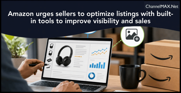 Amazon urges sellers to optimize listings with built-in tools to improve visibility and sales