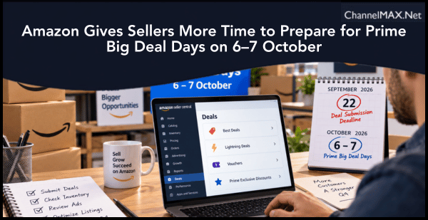 Amazon UK Gives Sellers More Time to Prepare for Prime Big Deal Days on 6–7 October