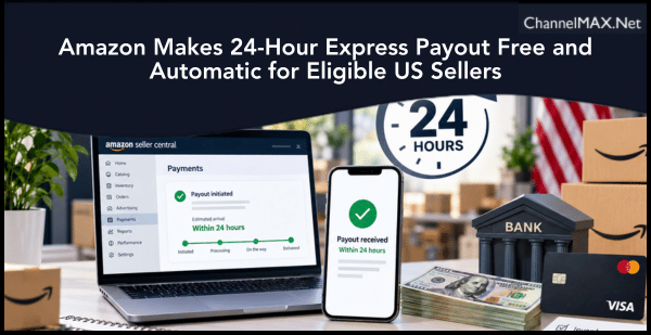 Amazon Makes 24-Hour Express Payout Free and Automatic for Eligible US Sellers