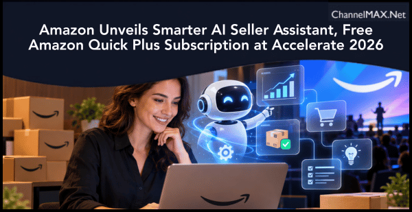 Amazon Unveils Smarter AI Seller Assistant, Free Amazon Quick Plus Subscription at Accelerate 2026