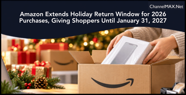 Amazon Extends Holiday Return Window for 2026 Purchases, Giving Shoppers Until January 31, 2027