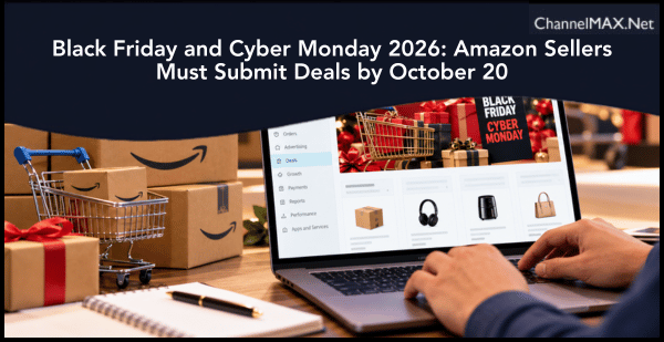 Black Friday and Cyber Monday 2026: Amazon Sellers Must Submit Deals by October 20